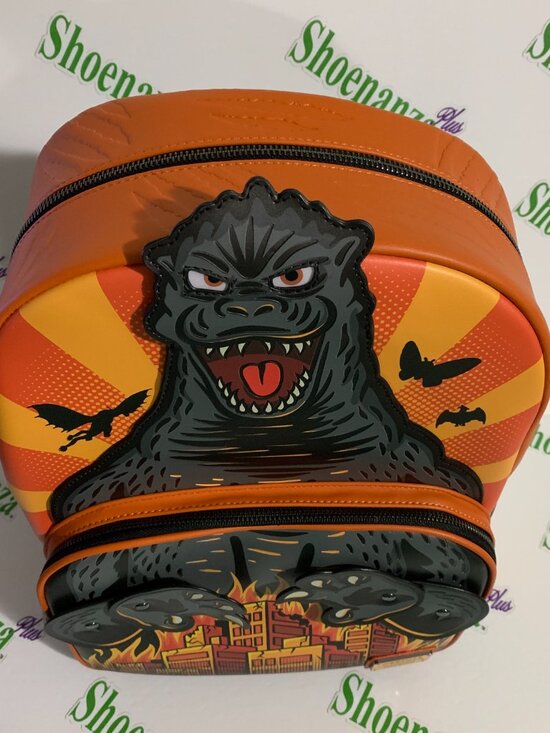 Loungefly Backpack Godzilla City Flames King of the Monsters Kaiju Figural Bag main image 7